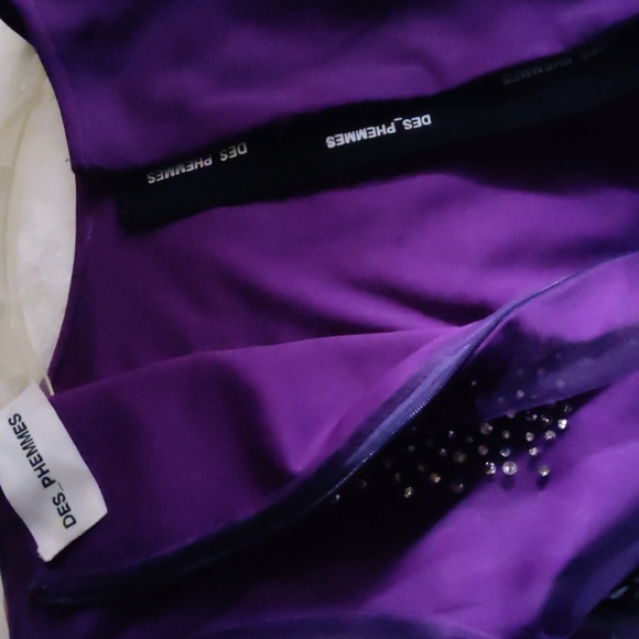 Des Phemmes tulle midi dress featuring splash crystal-embroidery 4 - Picture 13 of 16